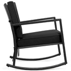 Gymax Outdoor Wicker Rocking Chair Patio Lawn Rattan Single Chair - See Details