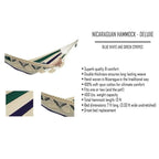 Nicaraguan Hammock with Universal Hammock Stand