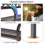 Costway Garden Bench Outdoor Furniture Porch Path Loveseat Chair - See Details