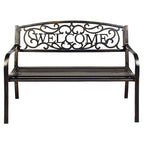 Costway Garden Bench Outdoor Furniture Porch Path Loveseat Chair - See Details