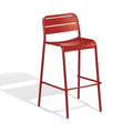 Oxford Garden Kapri 41-inch Coated Aluminum Frame Bar Chair