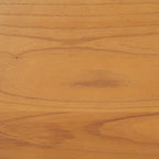 4-Door Banana Stem Woven Sideboard with Mahogany Frame – Black/Natural / Natural