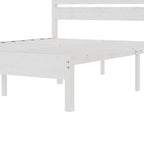 Metal Platform Bed Frame with Wood Grain Headboard – Brown / Slate / Black, Twin / Full / Queen, Single