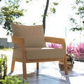 Brisbane Teak Wood Outdoor Patio Armchair
