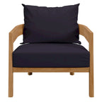 Brisbane Teak Wood Outdoor Patio Armchair