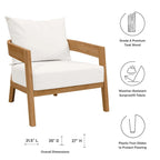 Brisbane Teak Wood Outdoor Patio Armchair