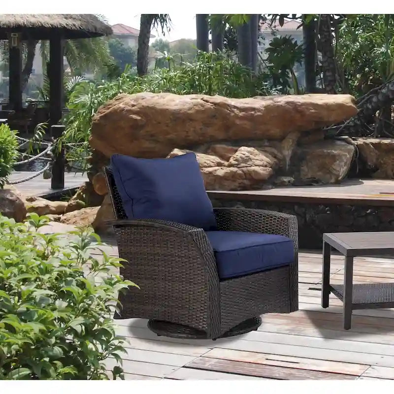 Williamsport 2 Piece Swivel weave chair