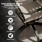 8 - Person Elliptical Outdoor Dining Set with Cushions