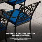 8 - Person Elliptical Outdoor Dining Set with Cushions