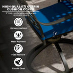 8 - Person Elliptical Outdoor Dining Set with Cushions