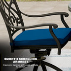 8 - Person Elliptical Outdoor Dining Set with Cushions