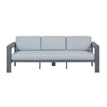 Sardinia Aluminum Frame Outdoor 84 Sofa