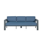 Sardinia Aluminum Frame Outdoor 84 Sofa