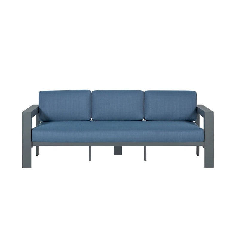 Sardinia Aluminum Frame Outdoor 84 Sofa