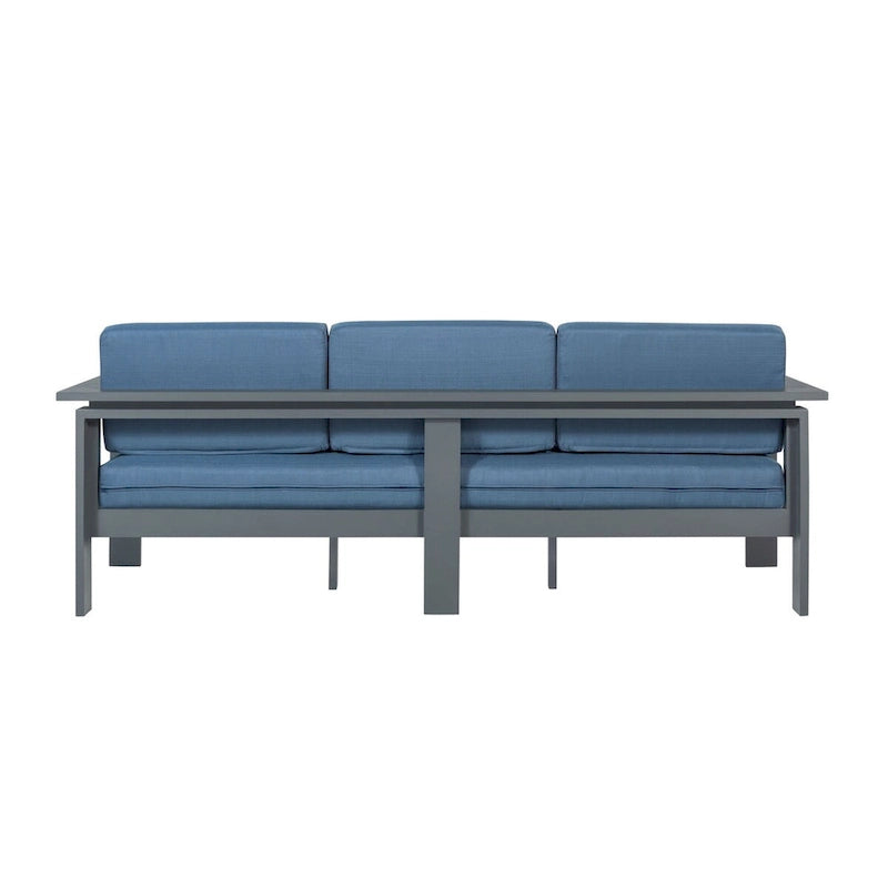 Sardinia Aluminum Frame Outdoor 84 Sofa