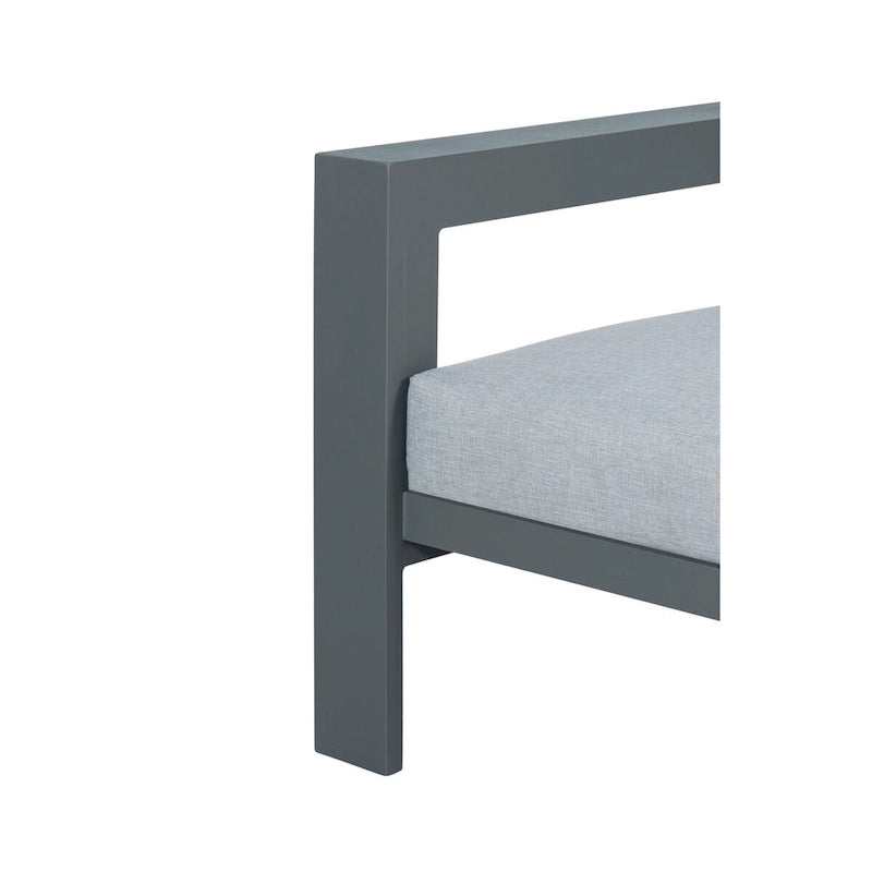 Sardinia Aluminum Frame Outdoor 84 Sofa