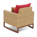Mili 5 Piece Sunbrella Outdoor Patio Club Chair & Ottoman Set