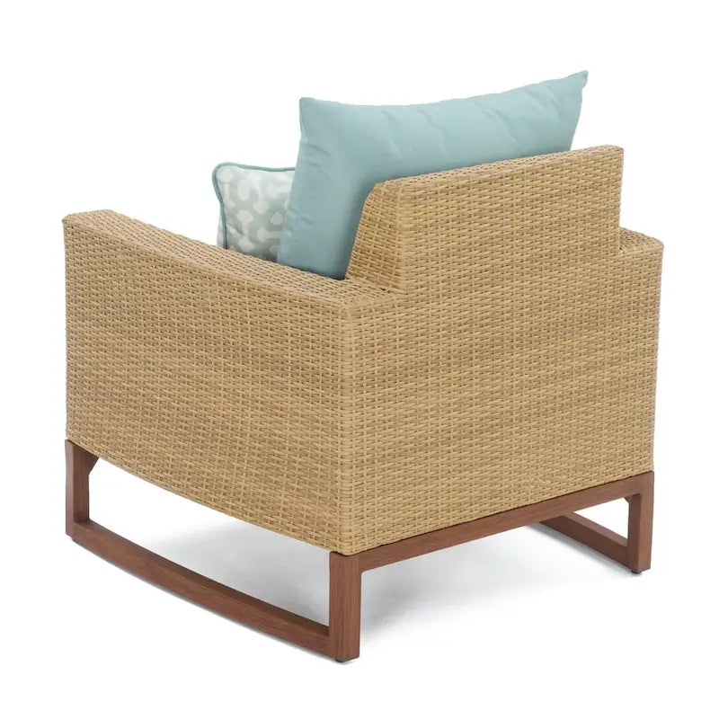 Mili 5 Piece Sunbrella Outdoor Patio Club Chair & Ottoman Set