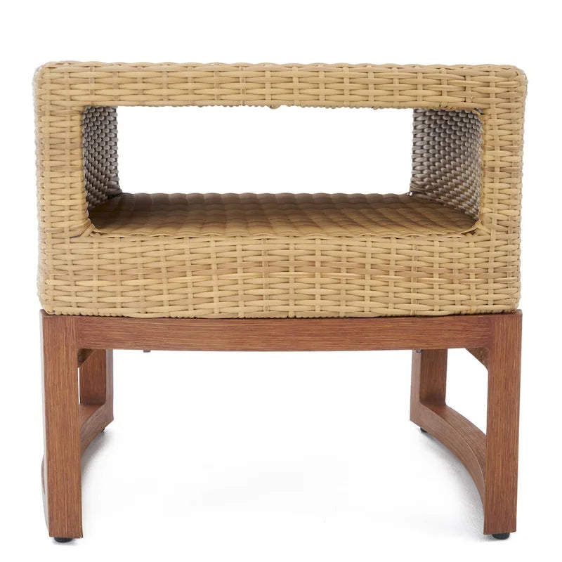 Mili 5 Piece Sunbrella Outdoor Patio Club Chair & Ottoman Set