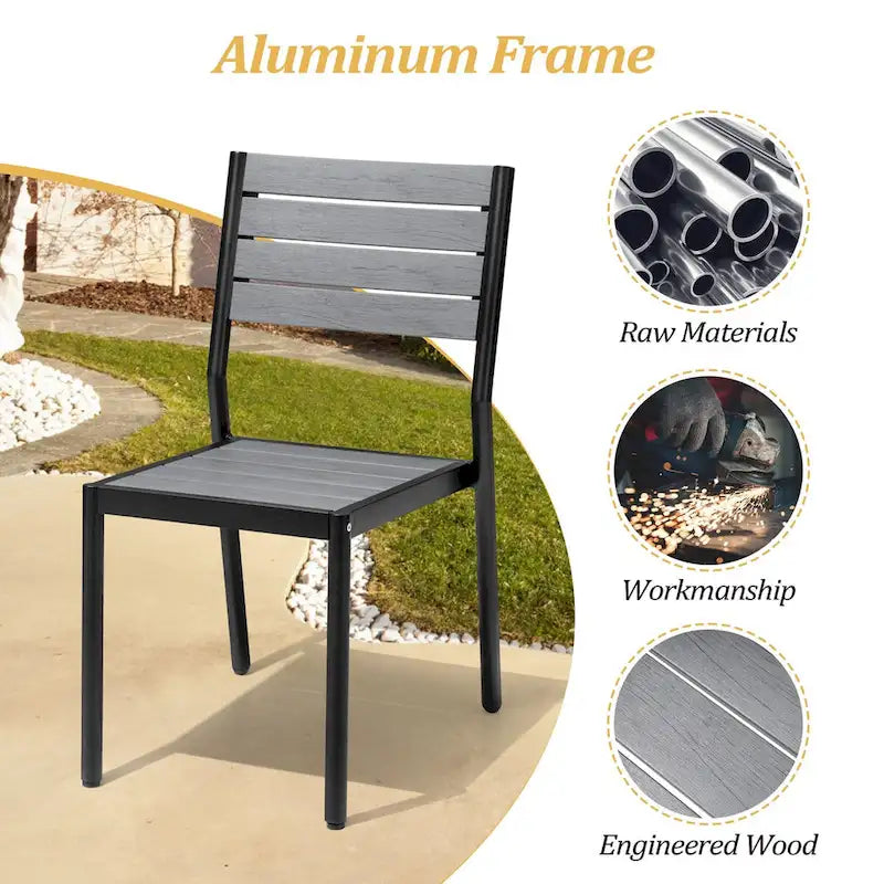 Pellebant Outdoor 5/7-Piece Patio Dining Furniture Set - N/A
