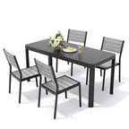 Pellebant Outdoor 5/7-Piece Patio Dining Furniture Set - N/A