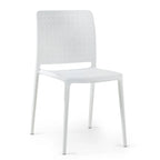 WRGHOME Modern Stacking Patio Dining Side Chair Indoor/Outdoor (Set of 2) - 33.18 H X 18.50 W X 21.85 D