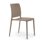 WRGHOME Modern Stacking Patio Dining Side Chair Indoor/Outdoor (Set of 2) - 33.18 H X 18.50 W X 21.85 D