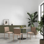 WRGHOME Modern Stacking Patio Dining Side Chair Indoor/Outdoor (Set of 2) - 33.18 H X 18.50 W X 21.85 D