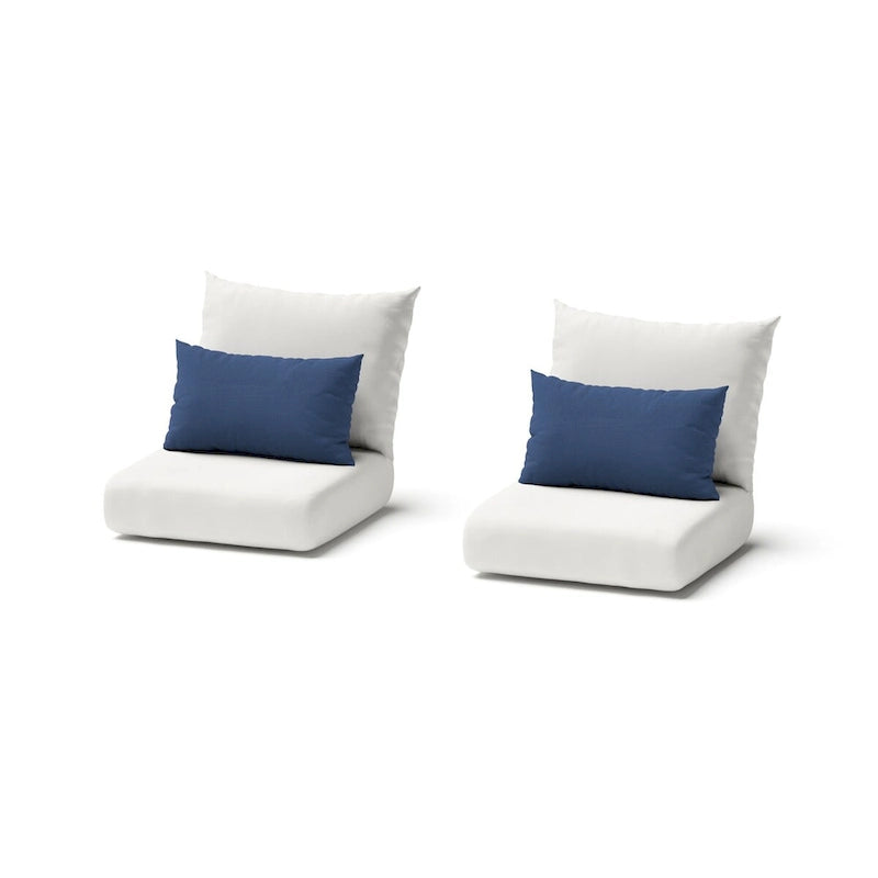 Cannes 2 Piece Sunbrella Outdoor Patio Club Chairs
