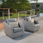 Cannes 2 Piece Sunbrella Outdoor Patio Club Chairs