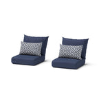 Cannes 2 Piece Sunbrella Outdoor Patio Club Chairs