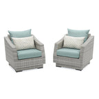 Cannes 2 Piece Sunbrella Outdoor Patio Club Chairs
