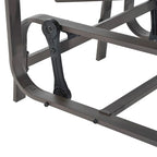 Outdoor Glider Chair with Smooth Rocking Mechanism