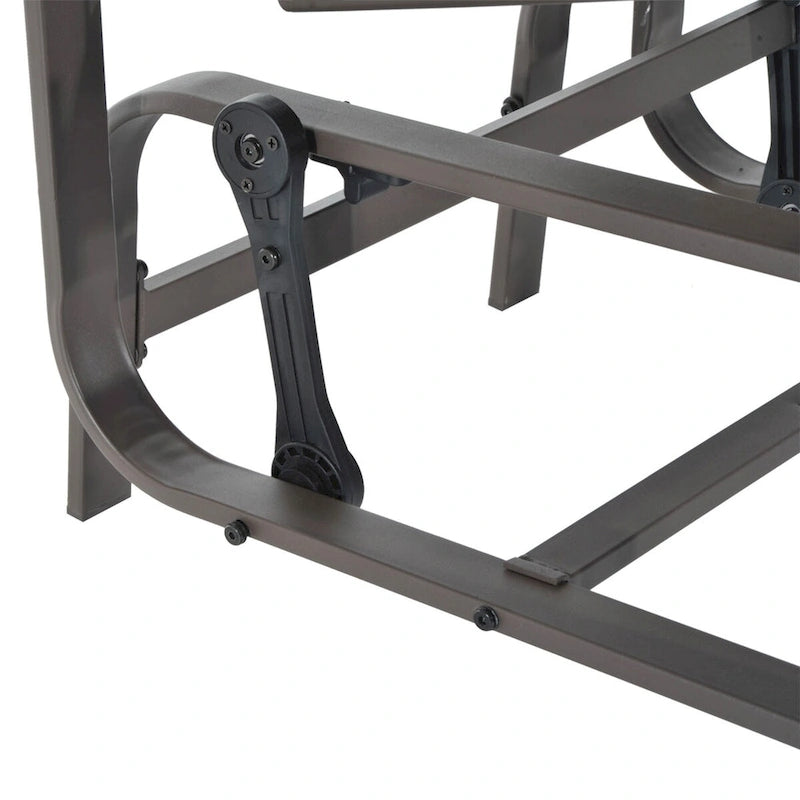 Outdoor Glider Chair with Smooth Rocking Mechanism