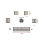 Vantura 10-Piece Fire Seating Set