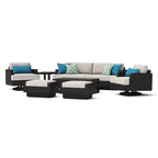 Portofino Comfort 19 Piece Sunbrella Outdoor Motion Estate Set
