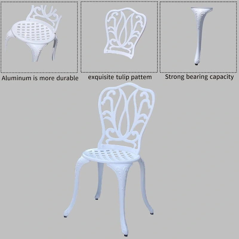 Patio Set cast Aluminum Patio Furniture Outdoor Garden Metal