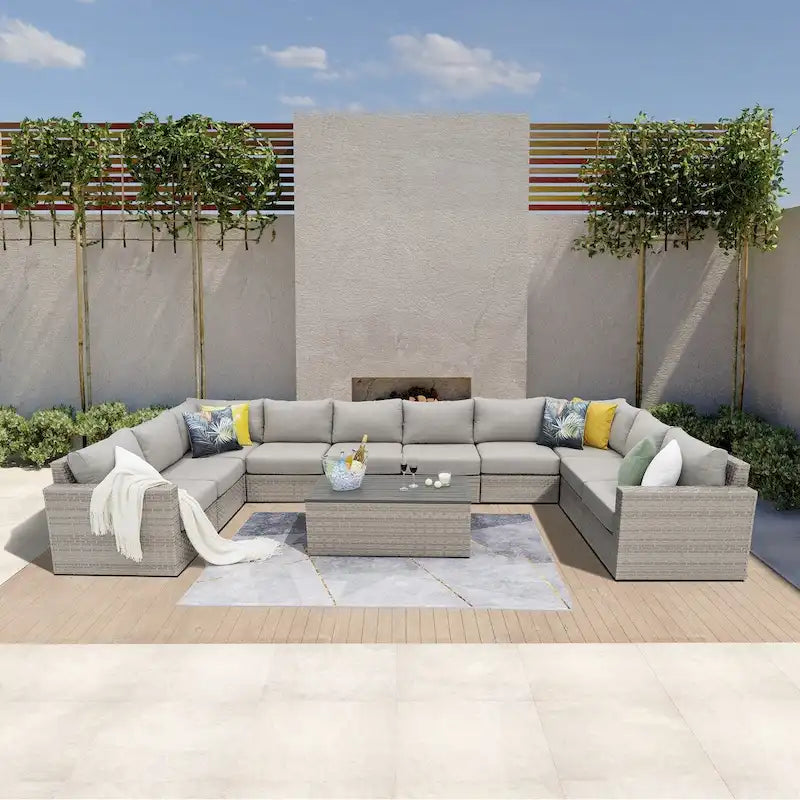 Avalon Bay 11-piece Deep Seating Sectional