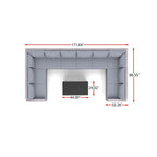 Avalon Bay 11-piece Deep Seating Sectional