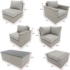 Avalon Bay 11-piece Deep Seating Sectional