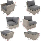 Avalon Bay 11-piece Deep Seating Sectional
