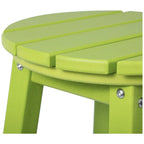 Polytrends Laguna Hdpe All Weather Outdoor Patio 24 Round Counter Stool (Set Of 3)