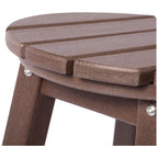 Polytrends Laguna Hdpe All Weather Outdoor Patio 24 Round Counter Stool (Set Of 3)