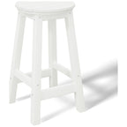 Polytrends Laguna Hdpe All Weather Outdoor Patio 24 Round Counter Stool (Set Of 3)