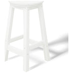 Polytrends Laguna Hdpe All Weather Outdoor Patio 24 Round Counter Stool (Set Of 3)