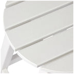 Polytrends Laguna Hdpe All Weather Outdoor Patio 24 Round Counter Stool (Set Of 3)
