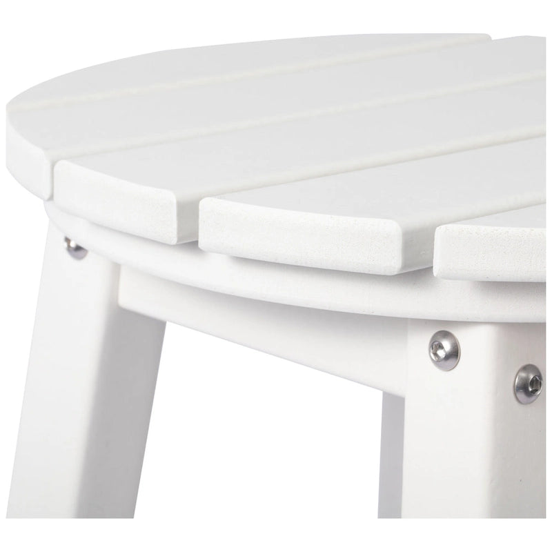 Polytrends Laguna Hdpe All Weather Outdoor Patio 24 Round Counter Stool (Set Of 3)