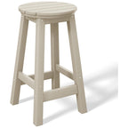 Polytrends Laguna Hdpe All Weather Outdoor Patio 24 Round Counter Stool (Set Of 3)