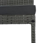 5-pieces Outdoor Patio Wicker Bar Set