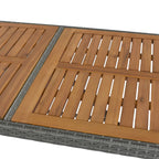 5-pieces Outdoor Patio Wicker Bar Set